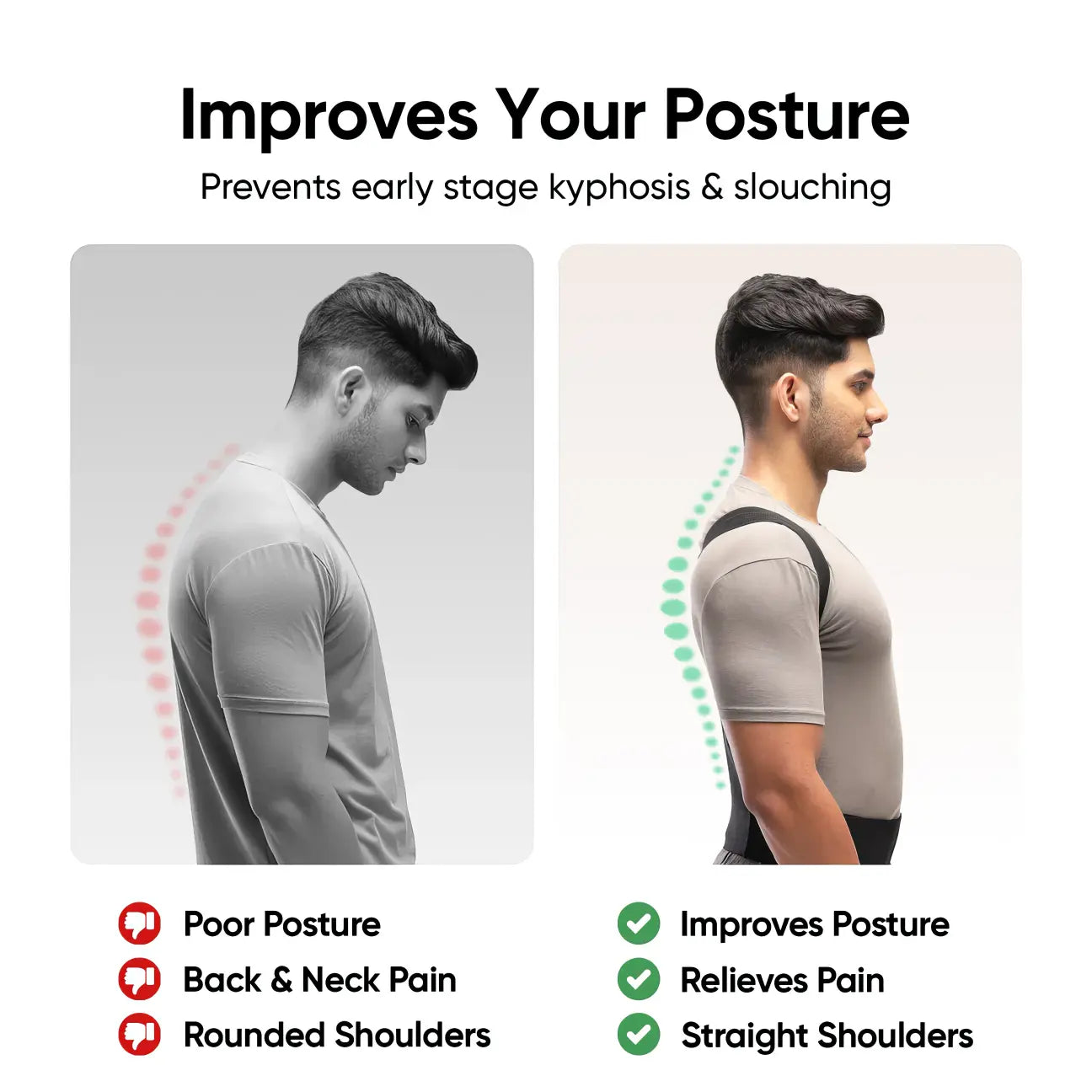 Adjustable Back Posture Corrector For Men & Women